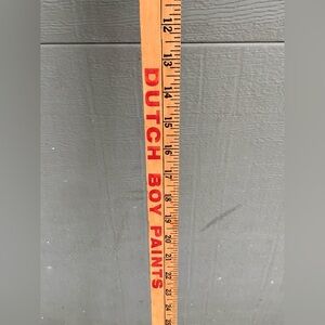 Vtg Grand Rapids Michigan Veenstra Dutch Boy Paints Advertisement Yard Stick